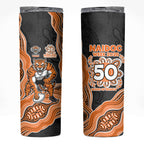 Wests Tigers NAIDOC Week 2026 Skinny Tumbler First Nations of Australia Aboriginal Mascot Rugby
