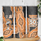 Wests Tigers NAIDOC Week 2026 Skinny Tumbler First Nations of Australia Aboriginal Mascot Rugby