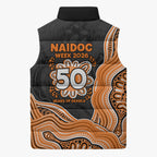 Wests Tigers NAIDOC Week 2026 Sleeveless Puffer Jacket First Nations of Australia Aboriginal Mascot Rugby
