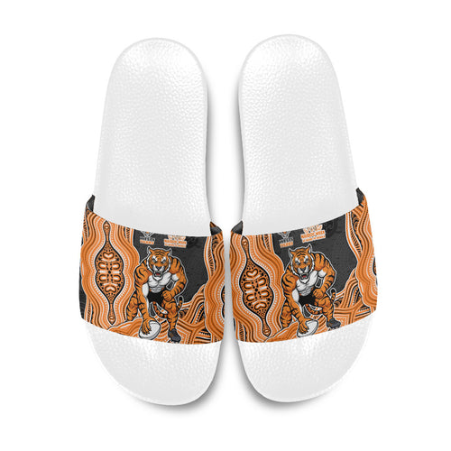 Wests Tigers NAIDOC Week 2026 Slide Sandals First Nations of Australia Aboriginal Mascot Rugby