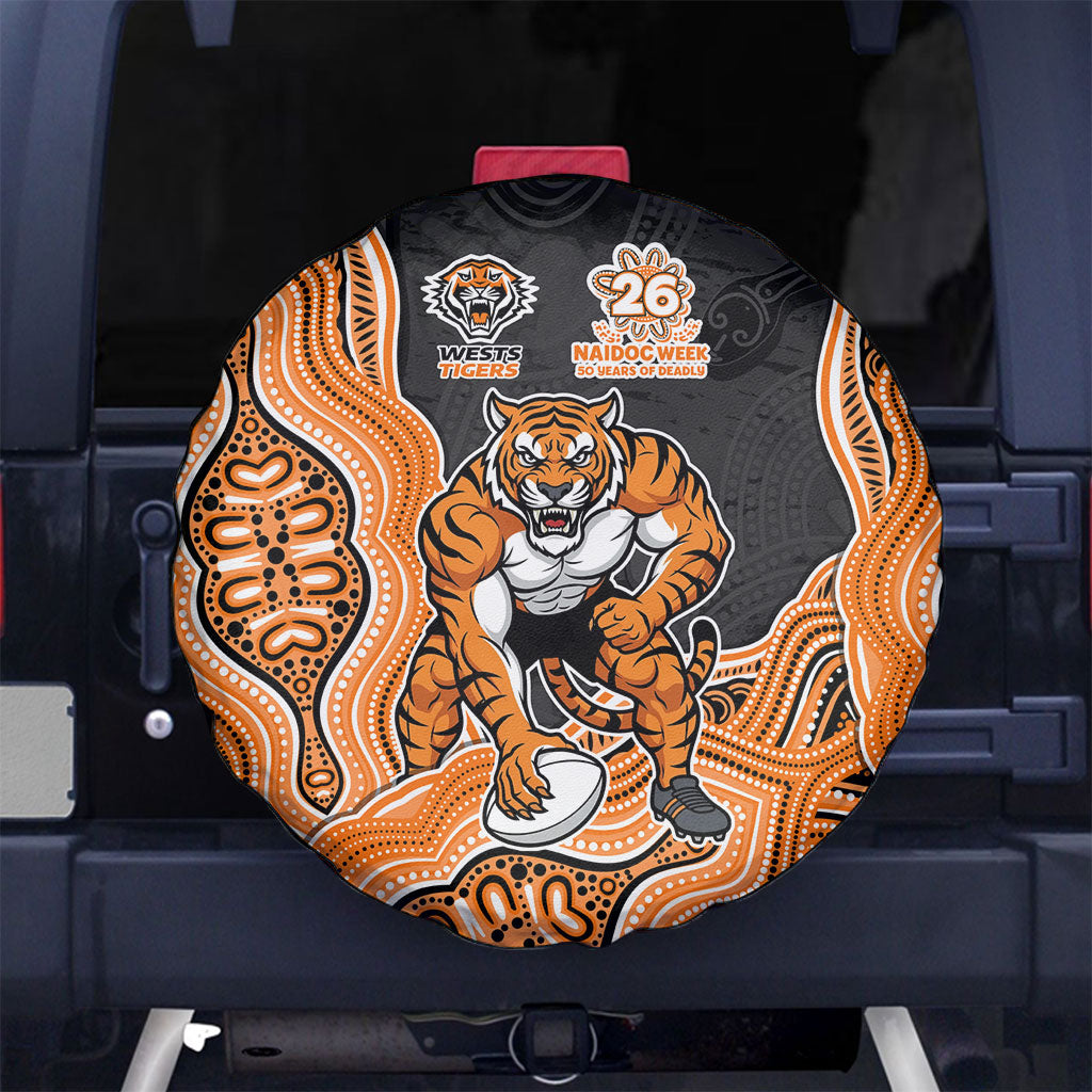 Wests Tigers NAIDOC Week 2026 Spare Tire Cover First Nations of Australia Aboriginal Mascot Rugby