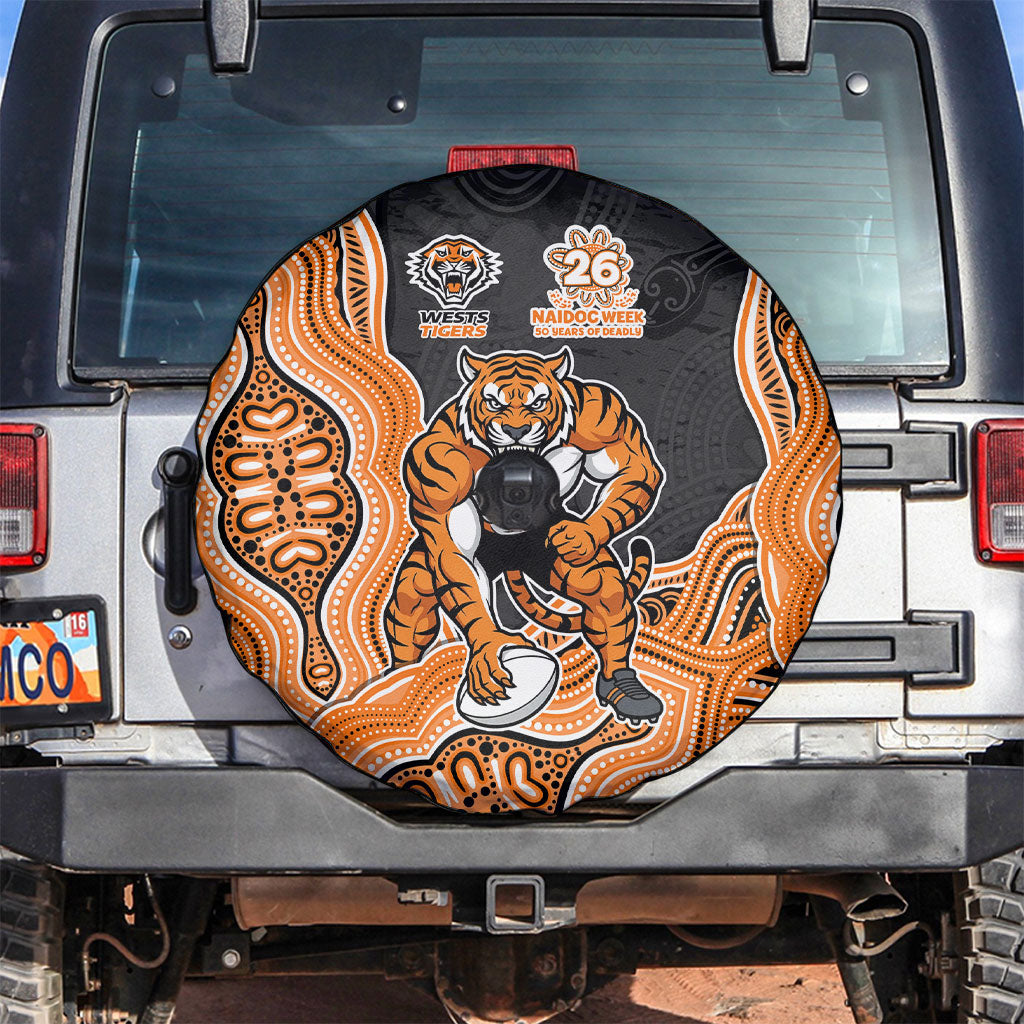 Wests Tigers NAIDOC Week 2026 Spare Tire Cover First Nations of Australia Aboriginal Mascot Rugby