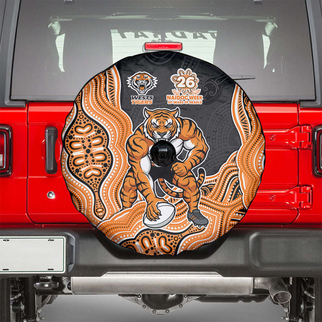Wests Tigers NAIDOC Week 2026 Spare Tire Cover First Nations of Australia Aboriginal Mascot Rugby