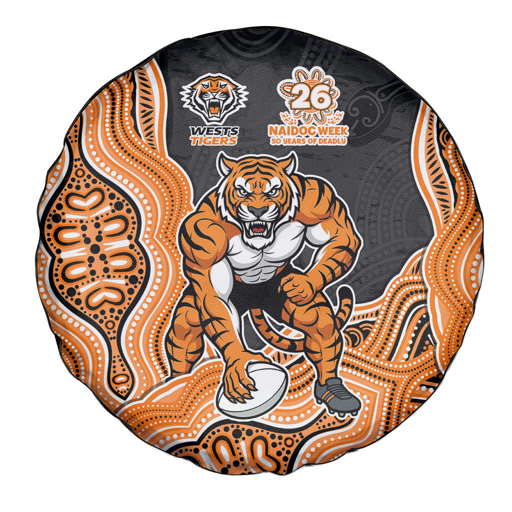 Wests Tigers NAIDOC Week 2026 Spare Tire Cover First Nations of Australia Aboriginal Mascot Rugby