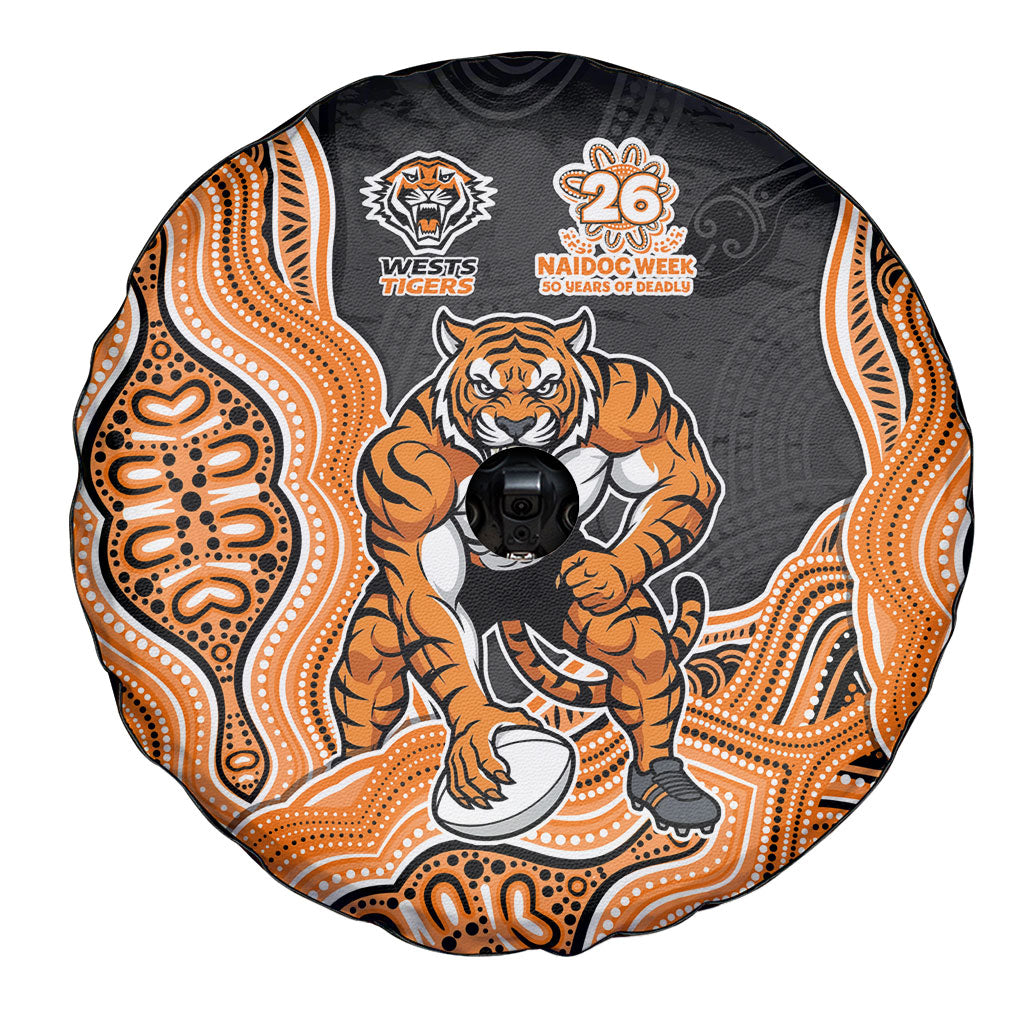 Wests Tigers NAIDOC Week 2026 Spare Tire Cover First Nations of Australia Aboriginal Mascot Rugby