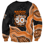 Wests Tigers NAIDOC Week 2026 Sweatshirt First Nations of Australia Aboriginal Mascot Rugby
