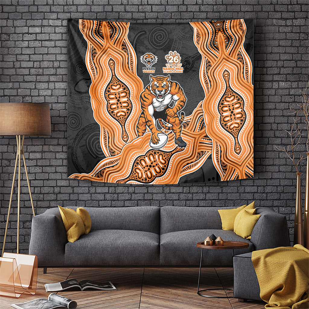 Wests Tigers NAIDOC Week 2026 Tapestry First Nations of Australia Aboriginal Mascot Rugby