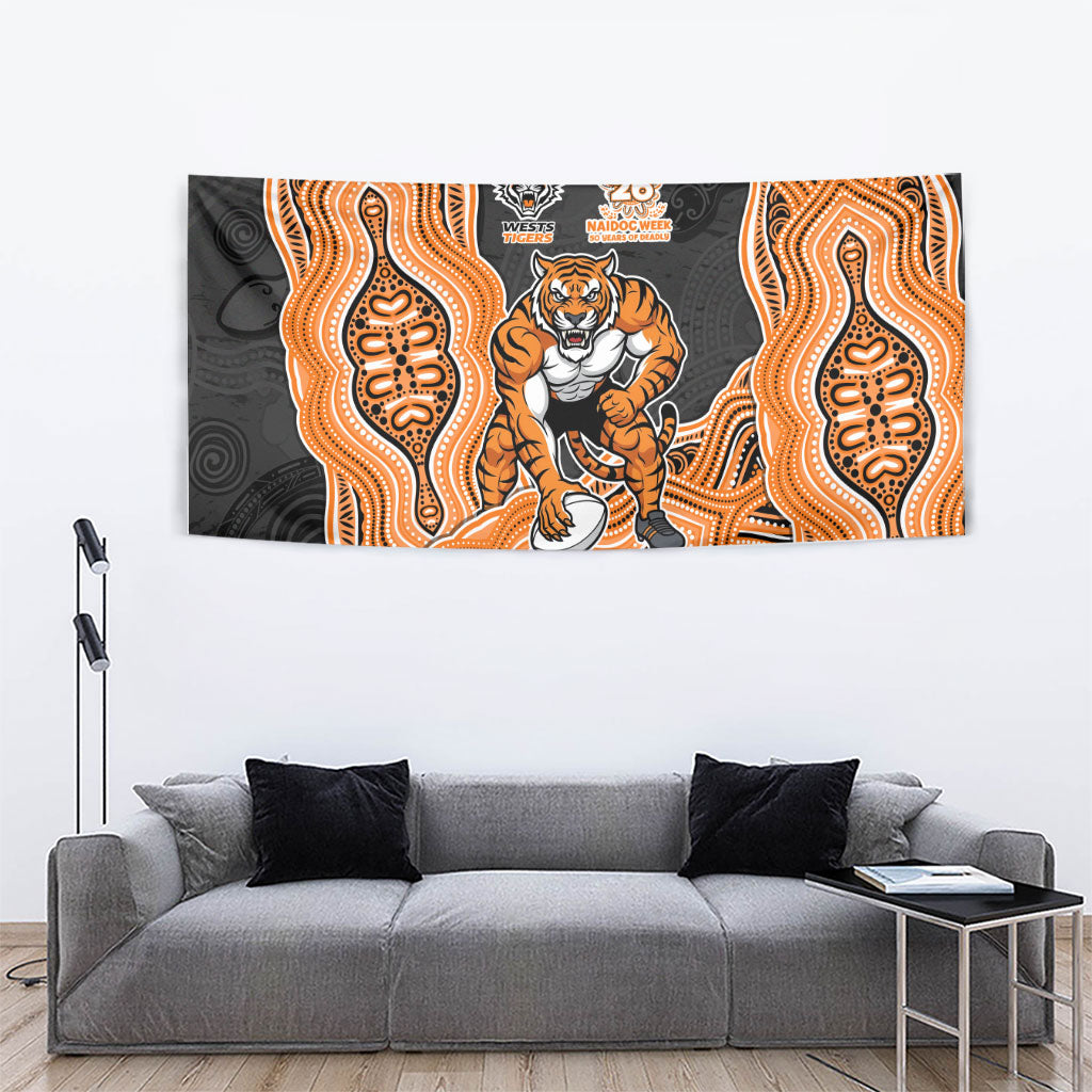 Wests Tigers NAIDOC Week 2026 Tapestry First Nations of Australia Aboriginal Mascot Rugby