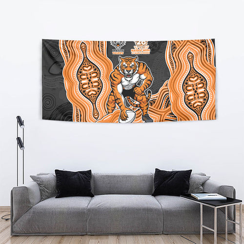 Wests Tigers NAIDOC Week 2026 Tapestry First Nations of Australia Aboriginal Mascot Rugby