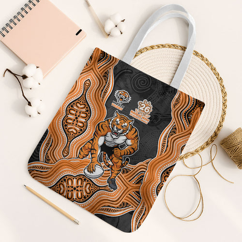 Wests Tigers NAIDOC Week 2026 Tote Bag First Nations of Australia Aboriginal Mascot Rugby