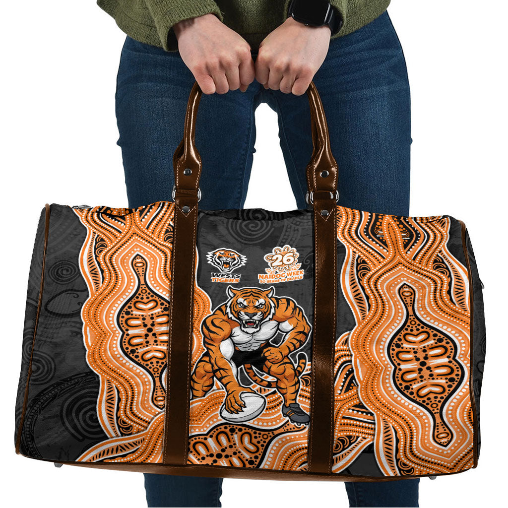 Wests Tigers NAIDOC Week 2026 Travel Bag First Nations of Australia Aboriginal Mascot Rugby