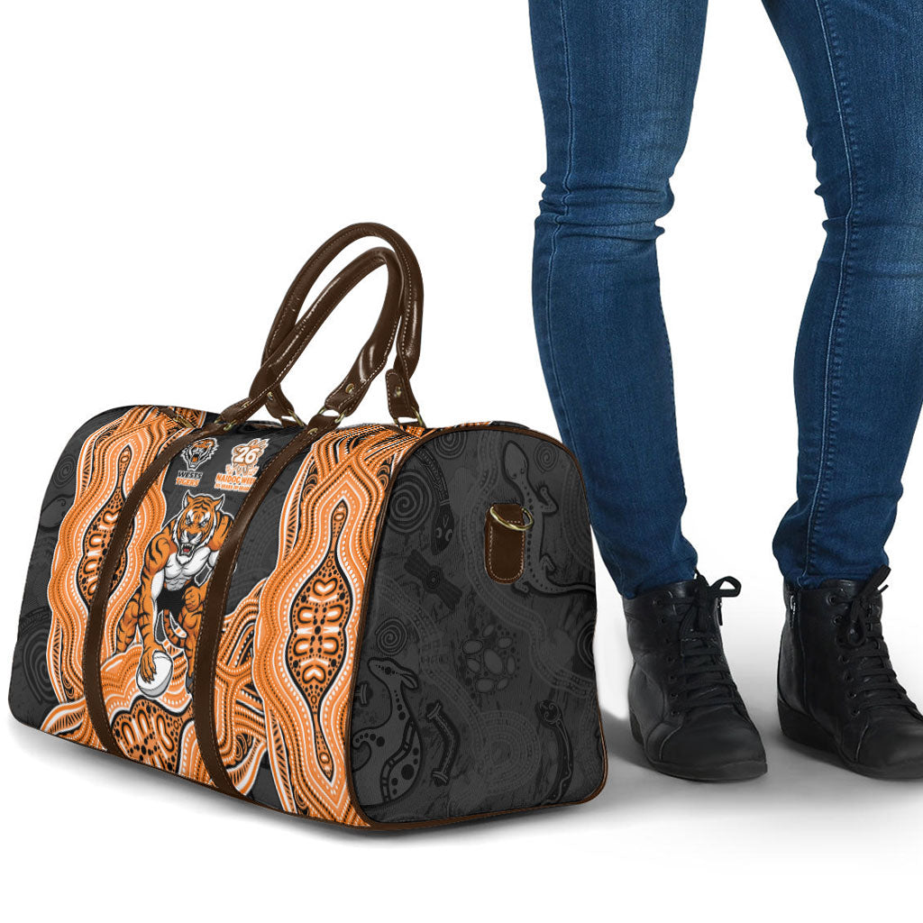 Wests Tigers NAIDOC Week 2026 Travel Bag First Nations of Australia Aboriginal Mascot Rugby