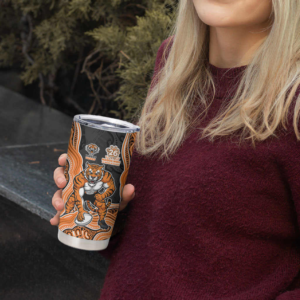 Wests Tigers NAIDOC Week 2026 Tumbler Cup First Nations of Australia Aboriginal Mascot Rugby