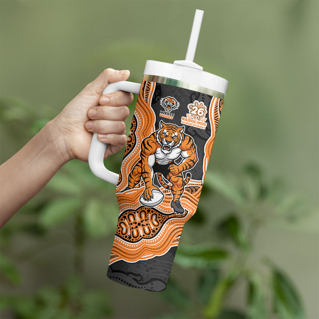 Wests Tigers NAIDOC Week 2026 Tumbler With Handle First Nations of Australia Aboriginal Mascot Rugby
