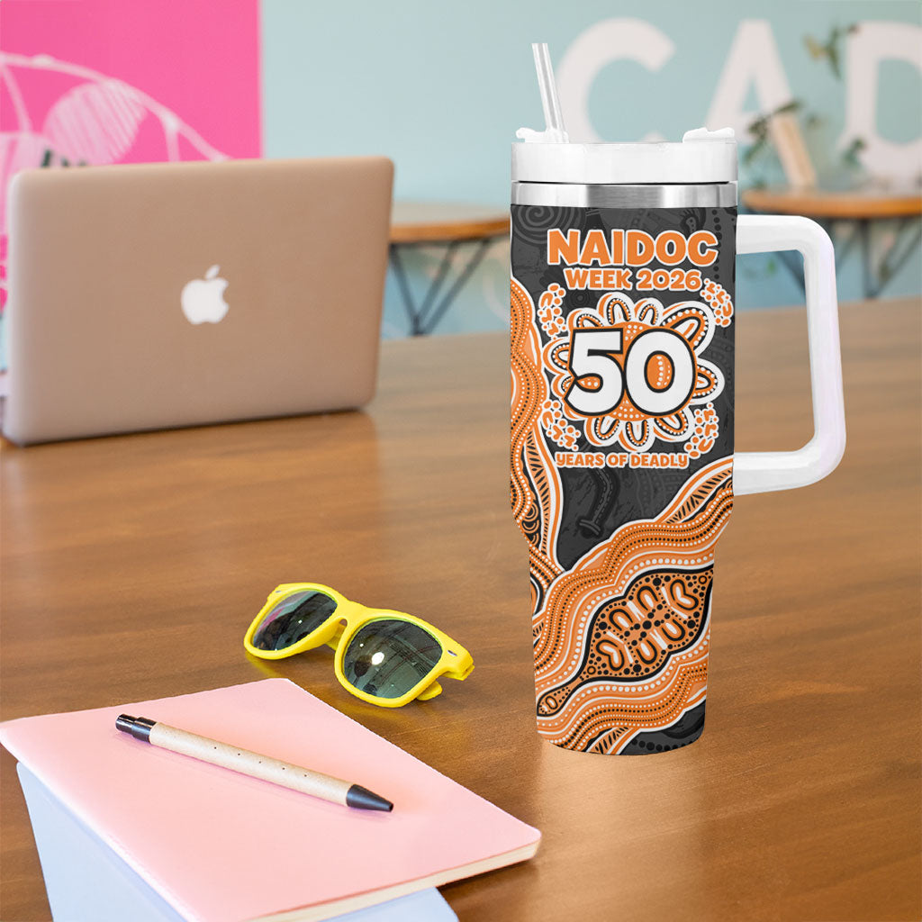 Wests Tigers NAIDOC Week 2026 Tumbler With Handle First Nations of Australia Aboriginal Mascot Rugby
