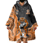 Wests Tigers NAIDOC Week 2026 Wearable Blanket Hoodie First Nations of Australia Aboriginal Mascot Rugby