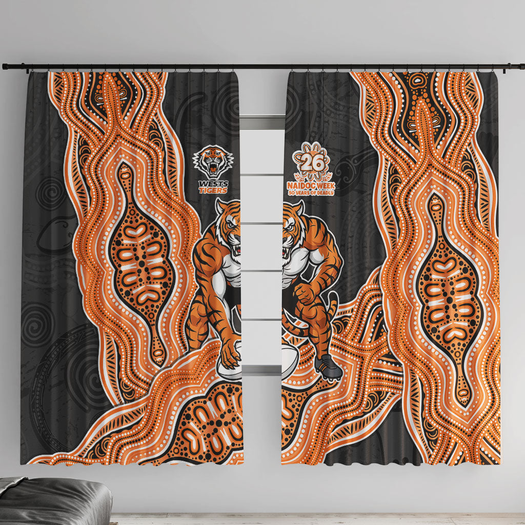 Wests Tigers NAIDOC Week 2026 Window Curtain First Nations of Australia Aboriginal Mascot Rugby