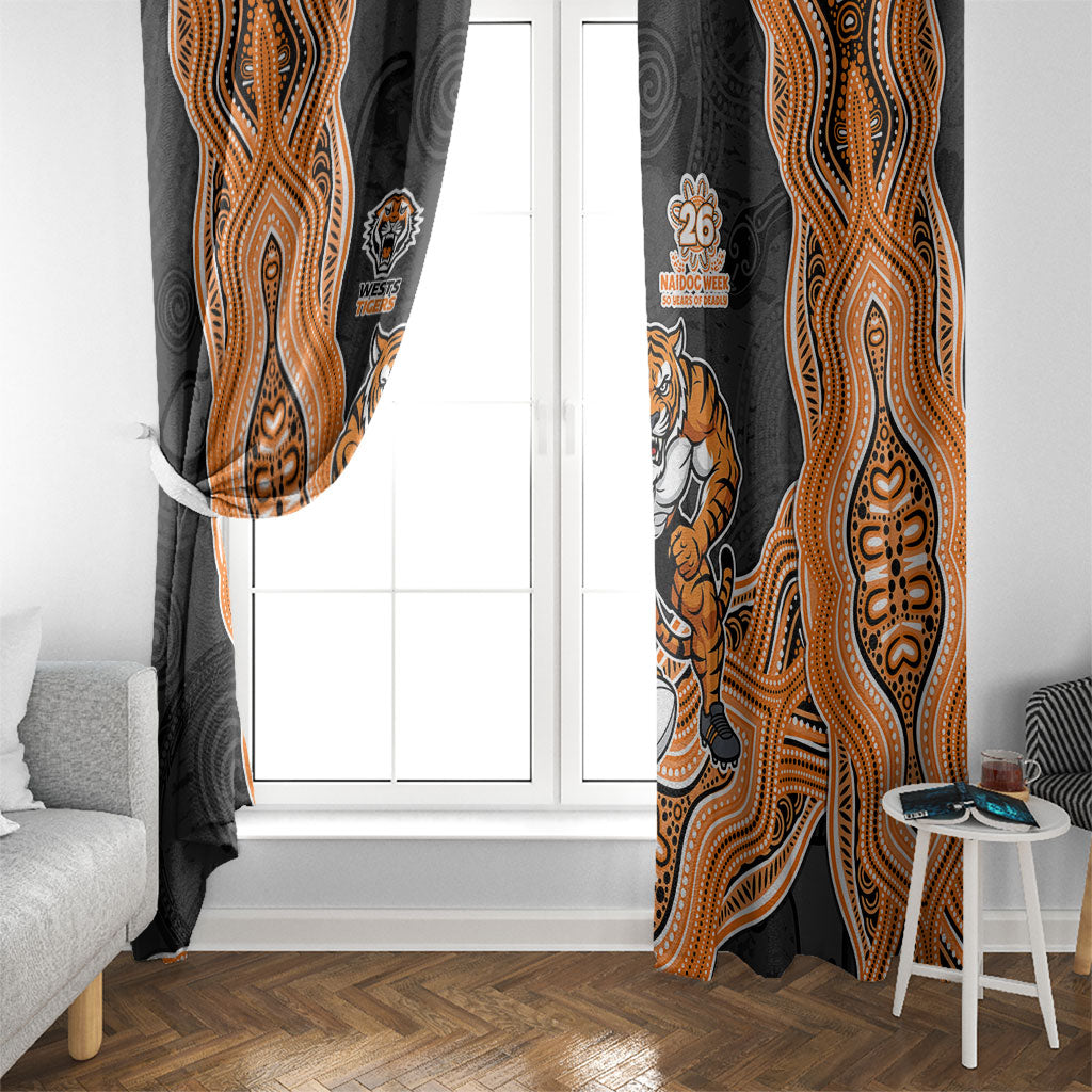Wests Tigers NAIDOC Week 2026 Window Curtain First Nations of Australia Aboriginal Mascot Rugby