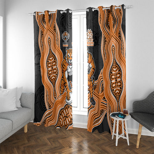 Wests Tigers NAIDOC Week 2026 Window Curtain First Nations of Australia Aboriginal Mascot Rugby