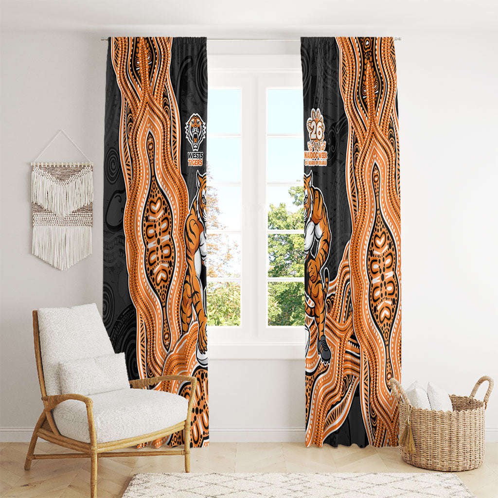 Wests Tigers NAIDOC Week 2026 Window Curtain First Nations of Australia Aboriginal Mascot Rugby