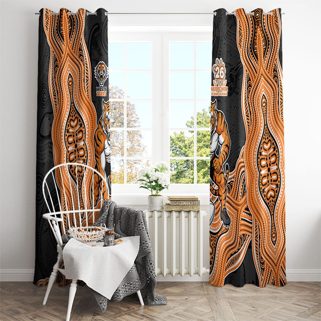 Wests Tigers NAIDOC Week 2026 Window Curtain First Nations of Australia Aboriginal Mascot Rugby