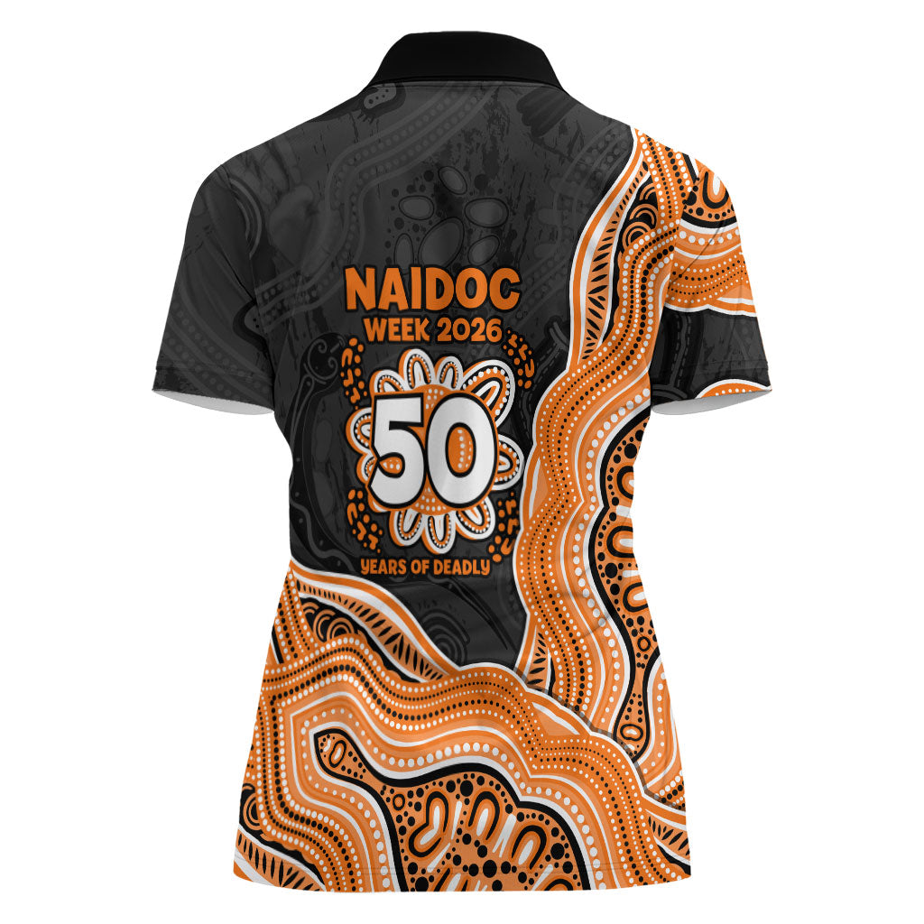 Wests Tigers NAIDOC Week 2026 Women Polo Shirt First Nations of Australia Aboriginal Mascot Rugby