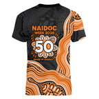 Wests Tigers NAIDOC Week 2026 Women V-Neck T-Shirt First Nations of Australia Aboriginal Mascot Rugby