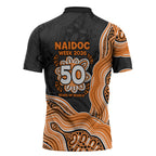 Wests Tigers NAIDOC Week 2026 Zipper Polo Shirt First Nations of Australia Aboriginal Mascot Rugby