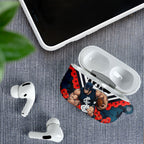 Personalised Carlton Blues ANZAC AirPods Case Military Remembrance Australian Football Mascot Camouflage