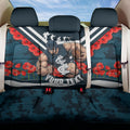 Personalised Carlton Blues ANZAC Back Car Seat Cover Military Remembrance Australian Football Mascot Camouflage