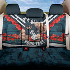 Personalised Carlton Blues ANZAC Back Car Seat Cover Military Remembrance Australian Football Mascot Camouflage