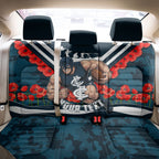 Personalised Carlton Blues ANZAC Back Car Seat Cover Military Remembrance Australian Football Mascot Camouflage