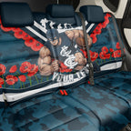 Personalised Carlton Blues ANZAC Back Car Seat Cover Military Remembrance Australian Football Mascot Camouflage
