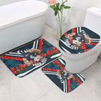 Personalised Carlton Blues ANZAC Bathroom Set Military Remembrance Australian Football Mascot Camouflage