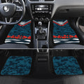 Personalised Carlton Blues ANZAC Car Mats Military Remembrance Australian Football Mascot Camouflage