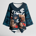 Personalised Carlton Blues ANZAC Kimono Sleeve Blouse Military Remembrance Australian Football Mascot Camouflage