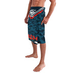 Personalised Carlton Blues ANZAC Lavalava Military Remembrance Australian Football Mascot Camouflage