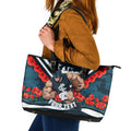 Personalised Carlton Blues ANZAC Leather Tote Bag Military Remembrance Australian Football Mascot Camouflage