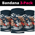 Personalised Carlton Blues ANZAC Neck Gaiter Military Remembrance Australian Football Mascot Camouflage