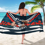 Personalised Carlton Blues ANZAC Sarong Military Remembrance Australian Football Mascot Camouflage