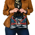 Personalised Carlton Blues ANZAC Shoulder Handbag Military Remembrance Australian Football Mascot Camouflage