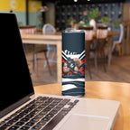 Personalised Carlton Blues ANZAC Skinny Tumbler Military Remembrance Australian Football Mascot Camouflage