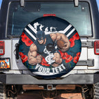 Personalised Carlton Blues ANZAC Spare Tire Cover Military Remembrance Australian Football Mascot Camouflage