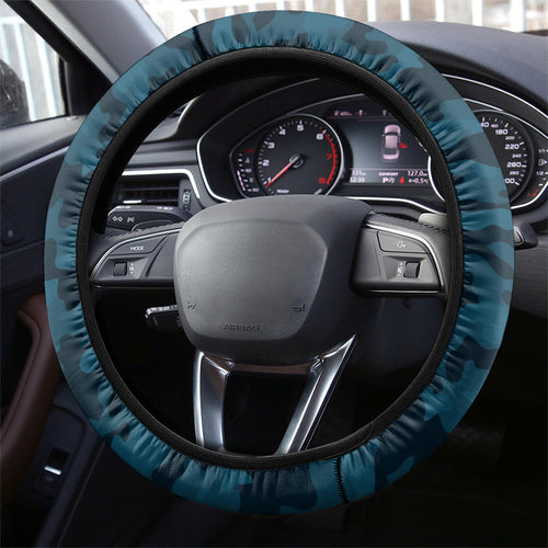 Carlton Blues ANZAC Steering Wheel Cover Military Remembrance Australian Football Mascot Camouflage