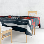 Personalised Carlton Blues ANZAC Tablecloth Military Remembrance Australian Football Mascot Camouflage