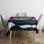 Personalised Carlton Blues ANZAC Tablecloth Military Remembrance Australian Football Mascot Camouflage