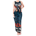Personalised Carlton Blues ANZAC Tank Maxi Dress Military Remembrance Australian Football Mascot Camouflage