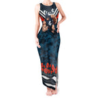 Personalised Carlton Blues ANZAC Tank Maxi Dress Military Remembrance Australian Football Mascot Camouflage