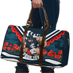 Personalised Carlton Blues ANZAC Travel Bag Military Remembrance Australian Football Mascot Camouflage