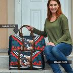 Personalised Carlton Blues ANZAC Travel Bag Military Remembrance Australian Football Mascot Camouflage